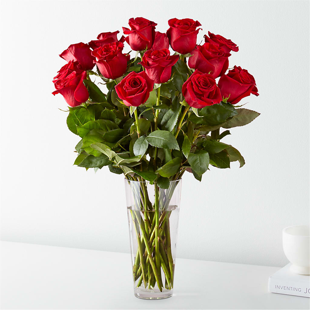Long Stem Red Rose Bouquet – Linda Floral, Burlington NC