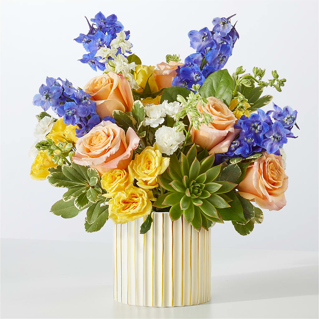 Cobalt Reverie Bouquet – Linda Floral, Burlington NC