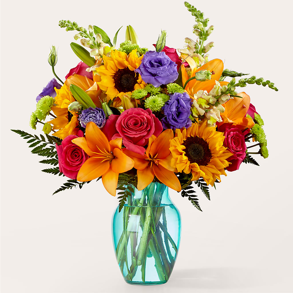 Double Rainbow Bouquet – Linda Floral, Burlington NC