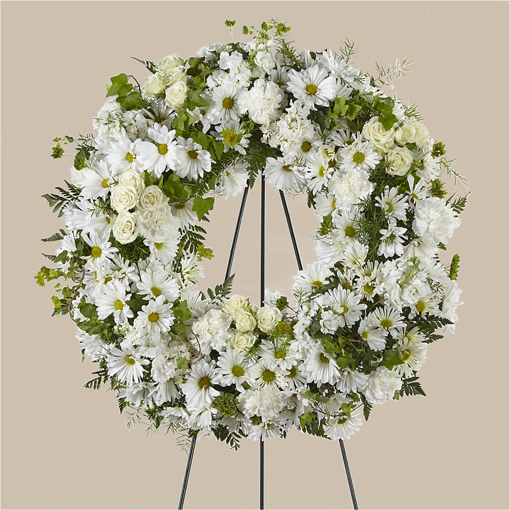 Faithful Wishes Wreath – Linda Floral, Burlington NC