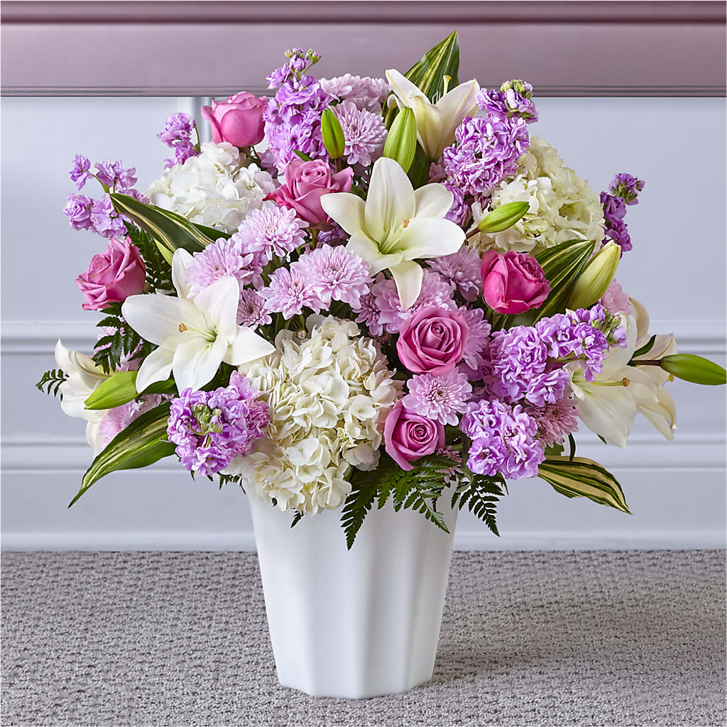 Heaven Sent Floor Basket – Linda Floral, Burlington NC