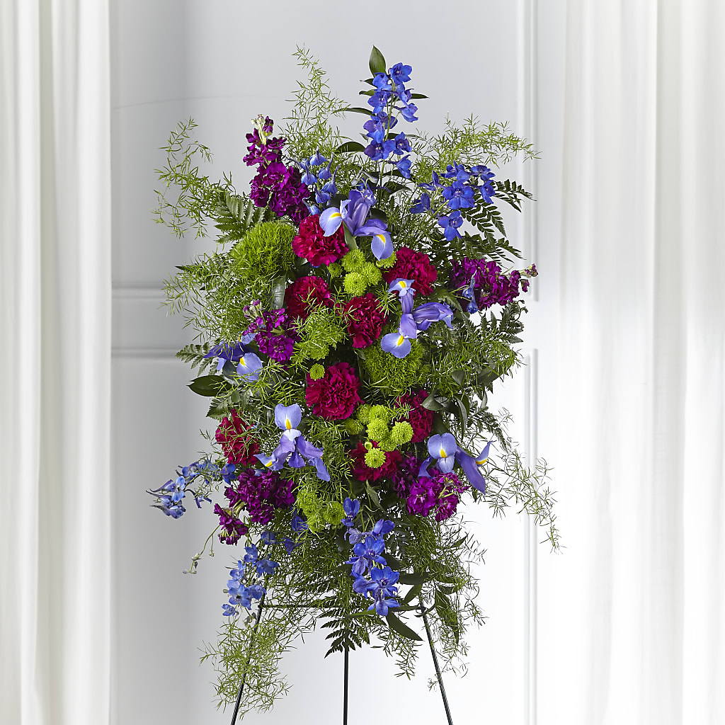 Heavenly Skies Standing Spray – Linda Floral, Burlington NC