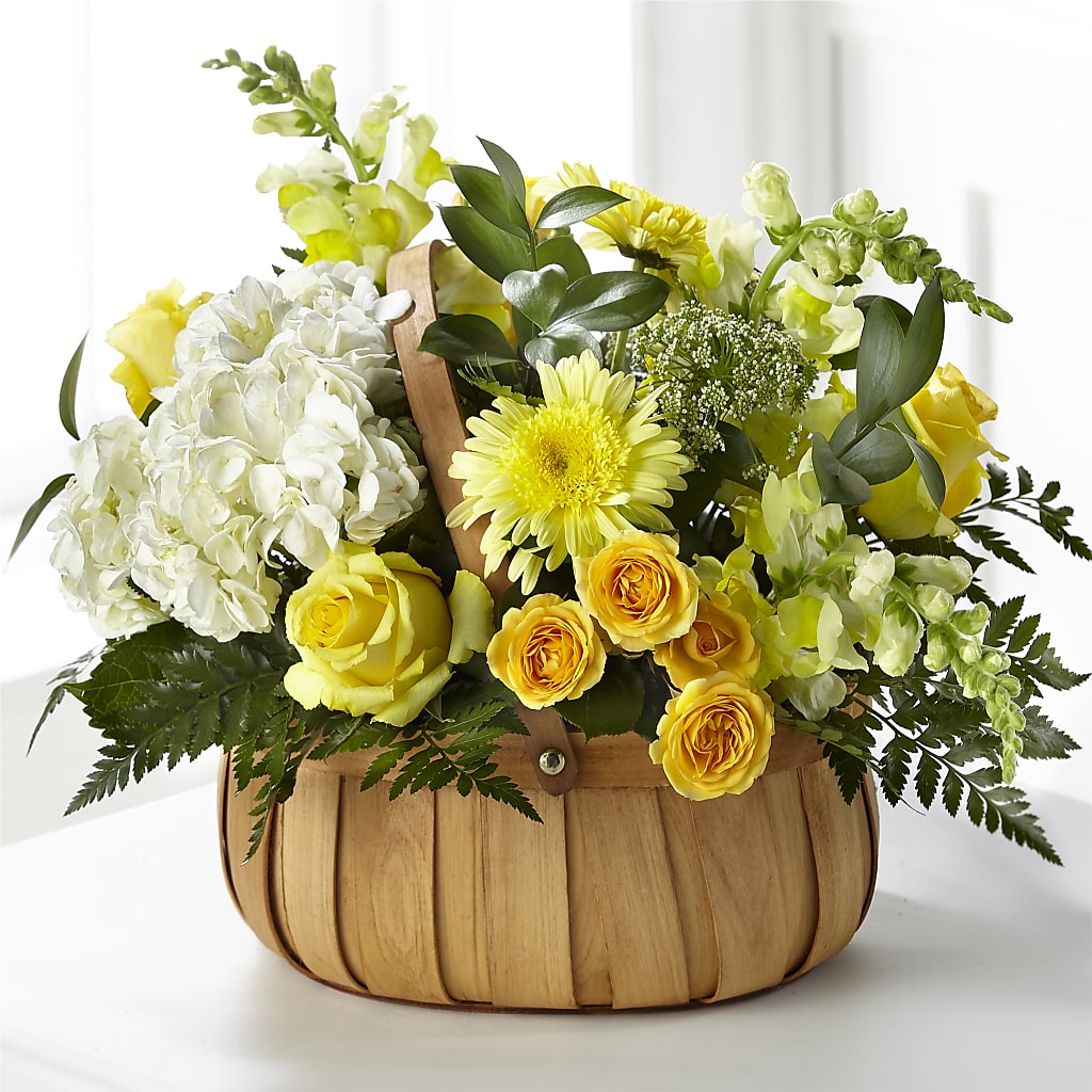 Rustic Remembrance Basket – Linda Floral, Burlington NC
