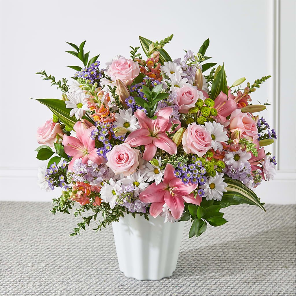 Abundant Compassion Floor Basket – Linda Floral, Burlington NC