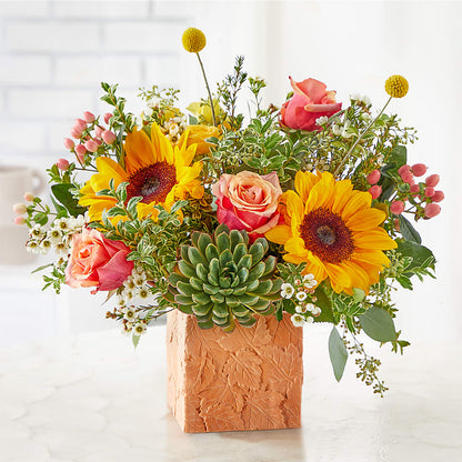 Sunflower Season Bouquet –  Linda Floral, Burlington NC