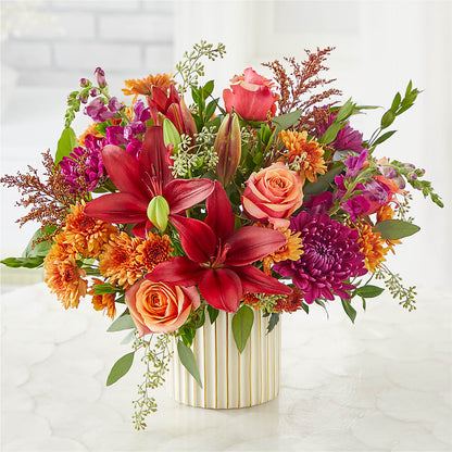 Burgundy Landscape Bouquet –  Linda Floral, Burlington NC