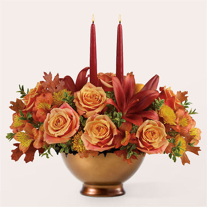 Harvest Table Centerpiece –  Linda Floral, Burlington NC