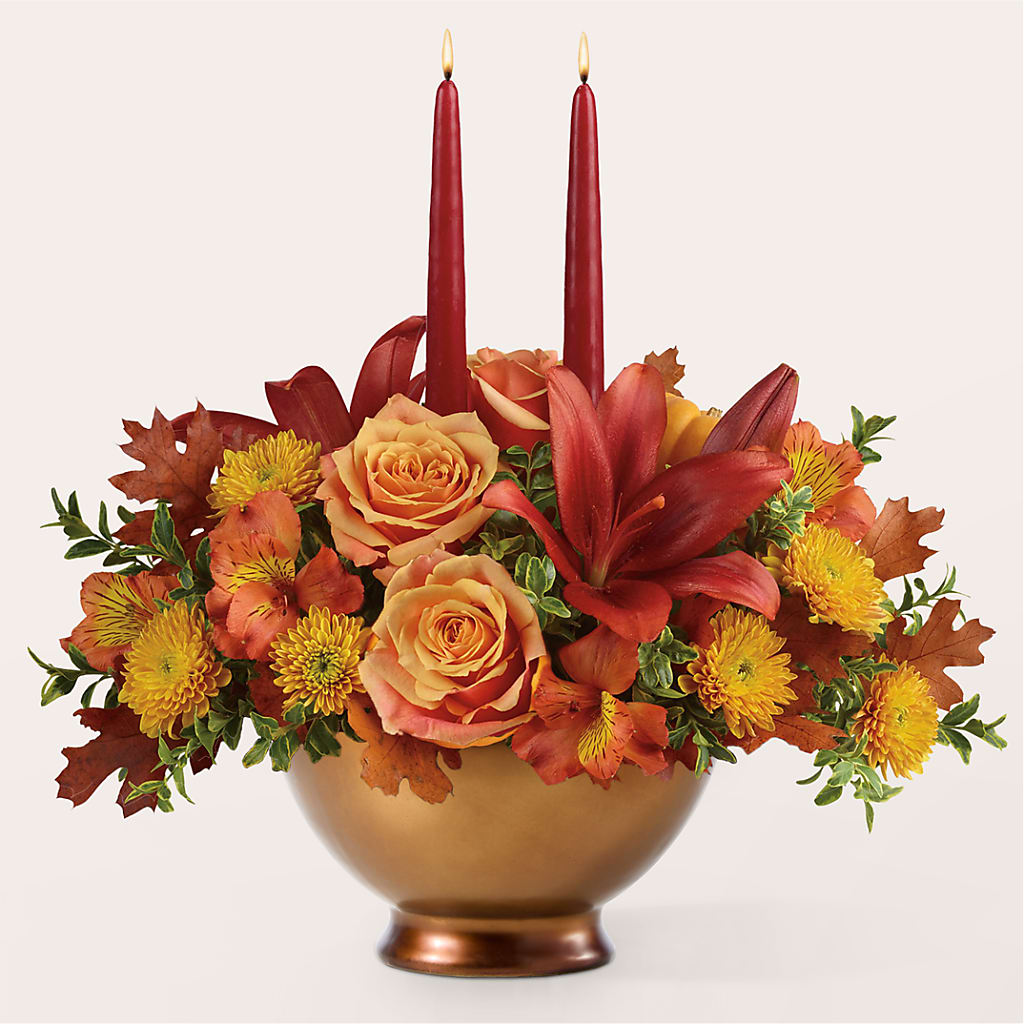 Harvest Table Centerpiece –  Linda Floral, Burlington NC
