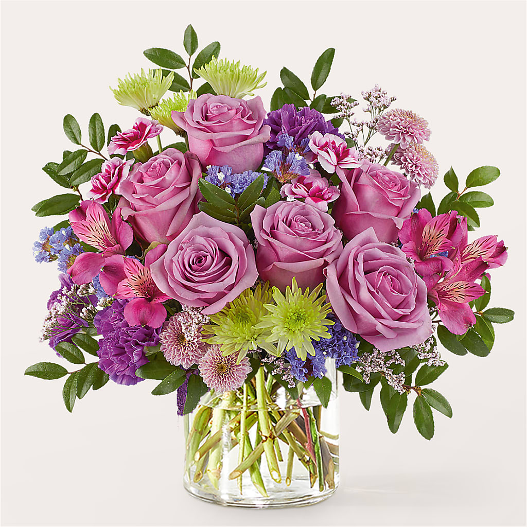 Glass Half Full Bouquet –  Linda Floral, Burlington NC