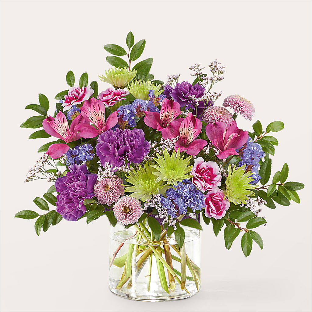 Glass Half Full Bouquet –  Linda Floral, Burlington NC