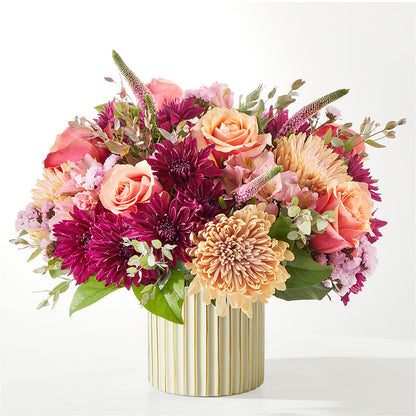 Berry Cobbler Bouquet with Ivory Vase –  Linda Floral, Burlington NC