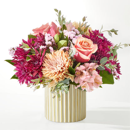 Berry Cobbler Bouquet with Ivory Vase –  Linda Floral, Burlington NC