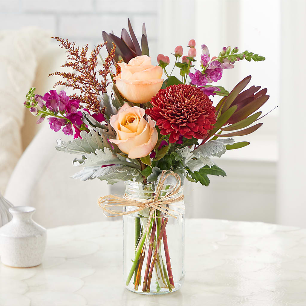 Moody Hues Bouquet –  Linda Floral, Burlington NC