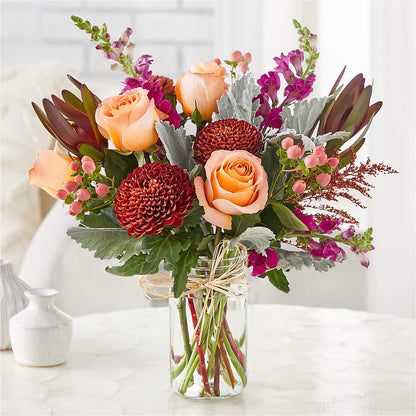 Moody Hues Bouquet –  Linda Floral, Burlington NC