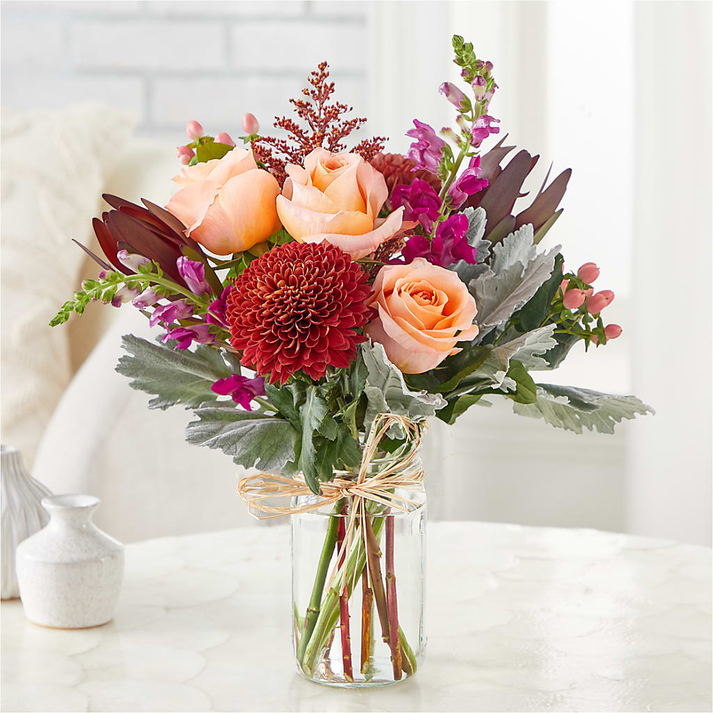 Moody Hues Bouquet –  Linda Floral, Burlington NC