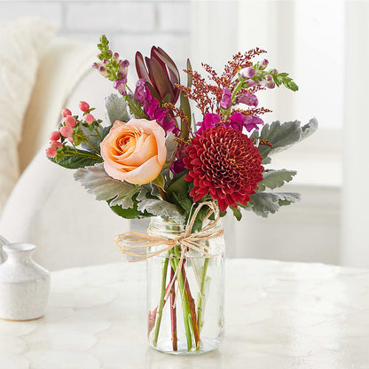 Moody Hues Bouquet –  Linda Floral, Burlington NC