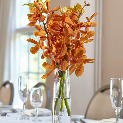 Orange Mokara Bud Vase –  Linda Floral, Burlington NC